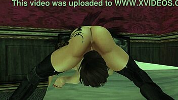 i'm watching this strip club seductress rip her clothes off, showing her shaved pussy.