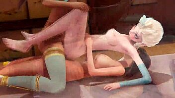 Disney Futa Threesome: Mulan, Elsa, Jasmine in 3D Action?