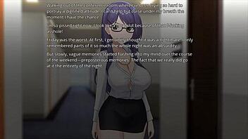 In this anime, the old man watches his wife cheating in sex scenes.