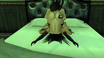 i'm watching this strip club seductress rip her clothes off, showing her shaved pussy.