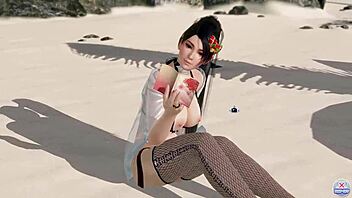 Doaxvv Momiji in a close-up nude scene