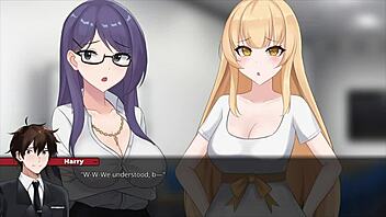 In this anime, the old man watches his wife cheating in sex scenes.