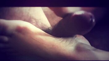 amateur homemade footjob fantasy! stroke your cock with feet!