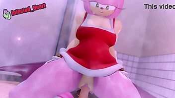 Amy Fucks Futa Rouge Blowjob Deepthroat Footjob Cowgirl Riding Creampie