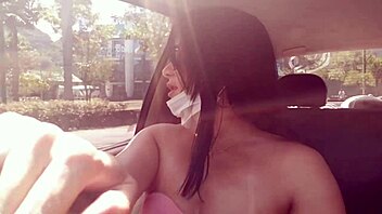 I took an uber for sex solidarity against coronavirus with latina brunette