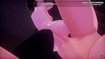 Cartoon MILF gets her anal desires fulfilled in game