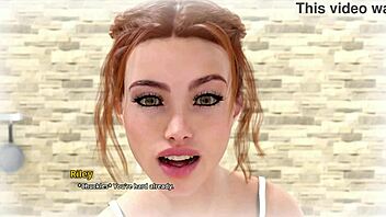 Hey Karthik, bang Riley hard with blowjob and footjob in dream!