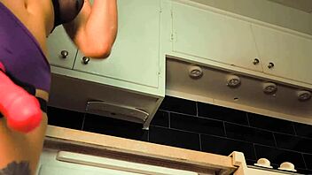 Lesbian babes enjoy wild fun with magic wand