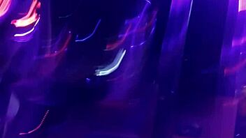 at the adult entertainment house, anny dances while the hidden camera spies on naughty activities