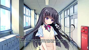 Loca love scene with jinja and senpai yachiyo shizuki.