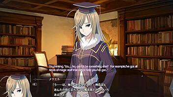 Dungeon of regalias character7 engages in explicit scene1 with subtitle in hentai style