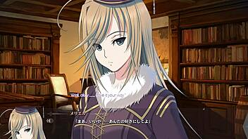 Dungeon of regalias character7 engages in explicit scene1 with subtitle in hentai style