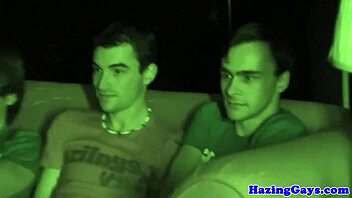 twinks feel intense pleasure during assfucking hazing in dorm