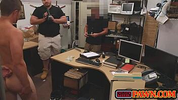 i'm giving a gay blowjob in the pawn shop