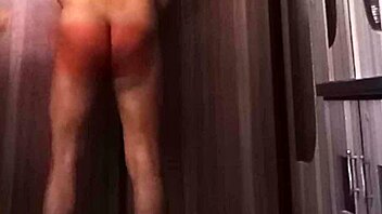 My rude friend spanks my bound ass nastily