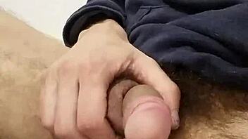 Gay blowjob in the early morning by the pool