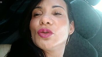 I took an uber for sex solidarity against coronavirus with latina brunette