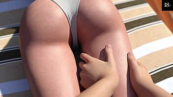 Beautiful big-nippled missionary position for the most extreme pleasure