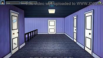 having fun in the shower at amity park