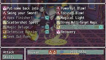 in this rpg, the hero fucks women and defeats the demon king