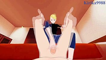 Oh man, Winry Rockbell and Riza Hawkeye goin’ at it hard... Fullmetal Alchemist POV hentai, ya know!