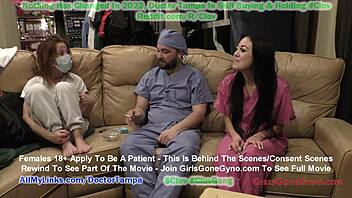Blaire Celeste's humiliating gyno exam by Dr. Shepard