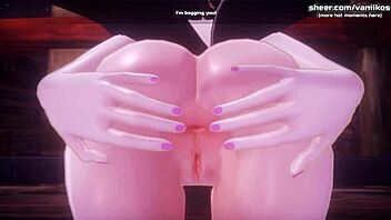Cartoon MILF gets her anal desires fulfilled in game