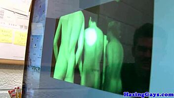 twinks feel intense pleasure during assfucking hazing in dorm