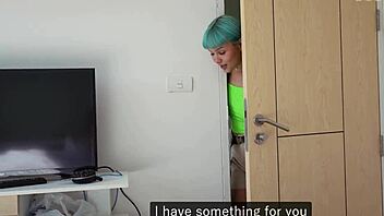 Stepsister In A New Swimsuit Seduced Her Stepbrother