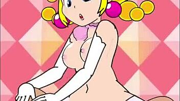 Anime hentai cowgirl riding in stockings scene