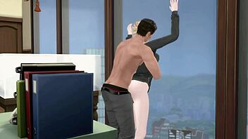 Boss banging my wife in office while I'm downstairs!