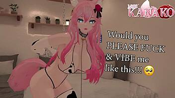 Catgirl Feels Intense Vibes Till She Squirts