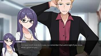 In this anime, the old man watches his wife cheating in sex scenes.