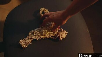 Deeper Abigail Mac fucks her young employee in the bathroom with cowgirl riding and a facial.