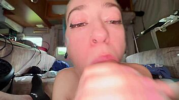 18 Year Old Submissive Anime Girl Orgasms on Monster Cock Blowjob.