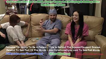 Blaire Celeste's humiliating gyno exam by Dr. Shepard