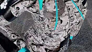 This futa in the lewd gym has big tits and monster cock