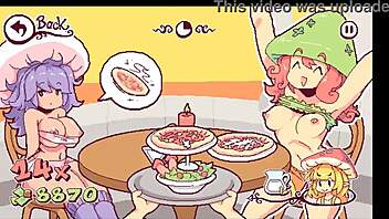 Kinky Futa Waitress Cums on Pizza?