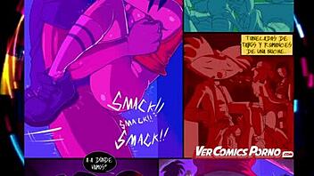 Enjoy fun cartoon party with comic characters and anime vibes