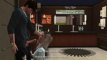 night with the band - 3d hentai preview 😏