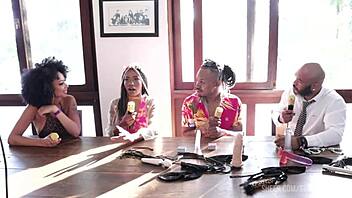 casal black rj at santa caliente event in sheer red lingerie 🔥