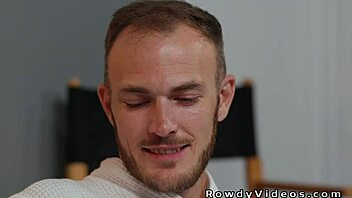 Muscular Gays Return for Intense Sofa Anal Fucking