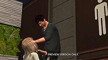 night with the band - 3d hentai preview 😏