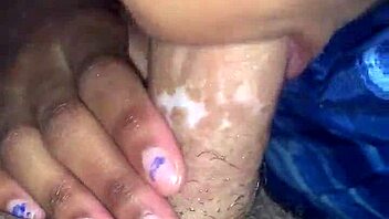 friend sucking my wet black cock