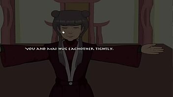 korra is in bed getting some anal action in this hentai episode