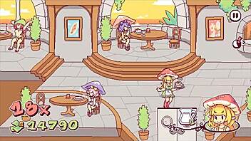 Kinky Futa Waitress Cums on Pizza?