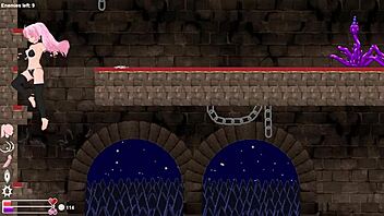 i play futa hentai game with futanari action.