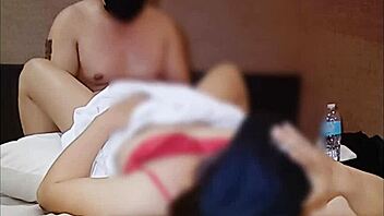 asian hot sexy pinay hot mom has sex in hotel with creampie and muff diving