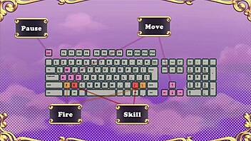 get to work succubus chan undressing giant waifu in hentai game ep 2