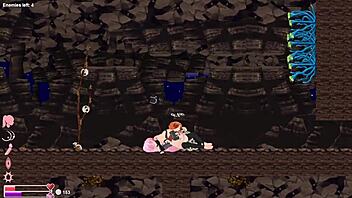 i play futa hentai game with futanari action.